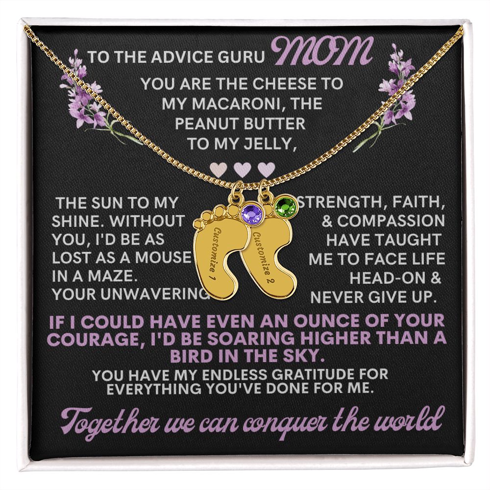 To my mom to thank her for everything.