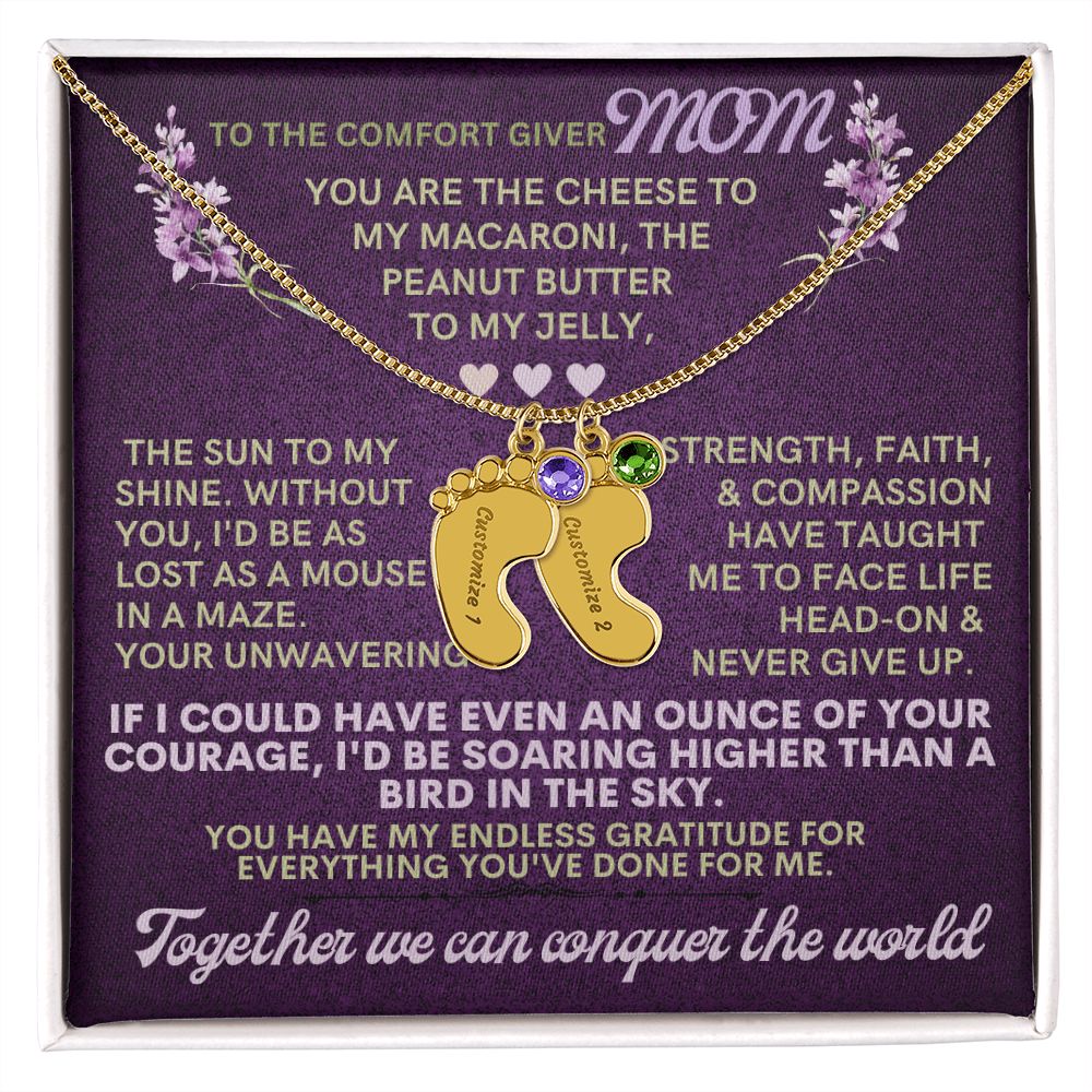 To my mom to thank her for everything.