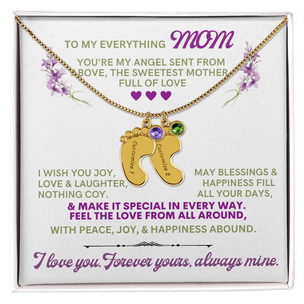 To my mom to thank her for everything.