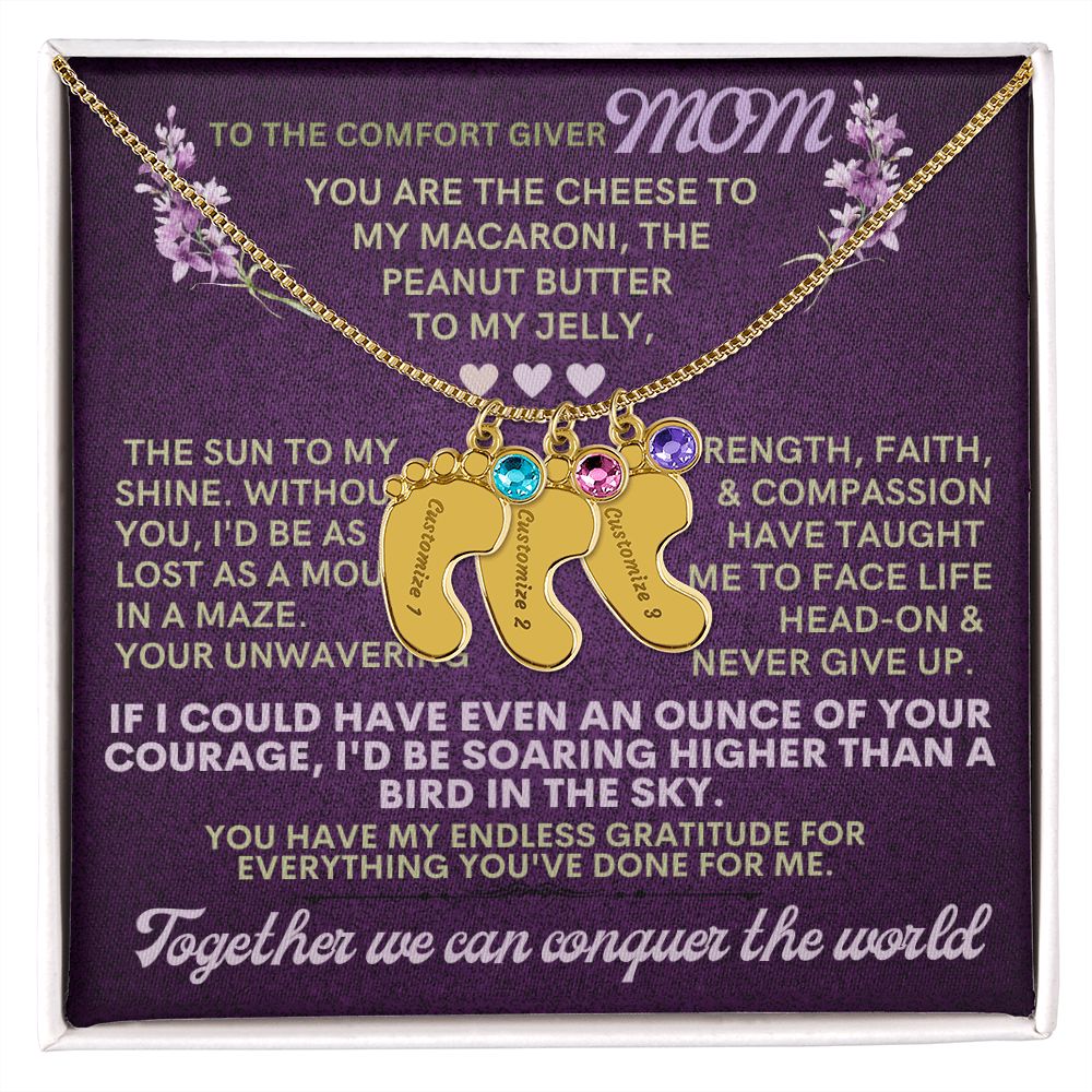 To my mom to thank her for everything.