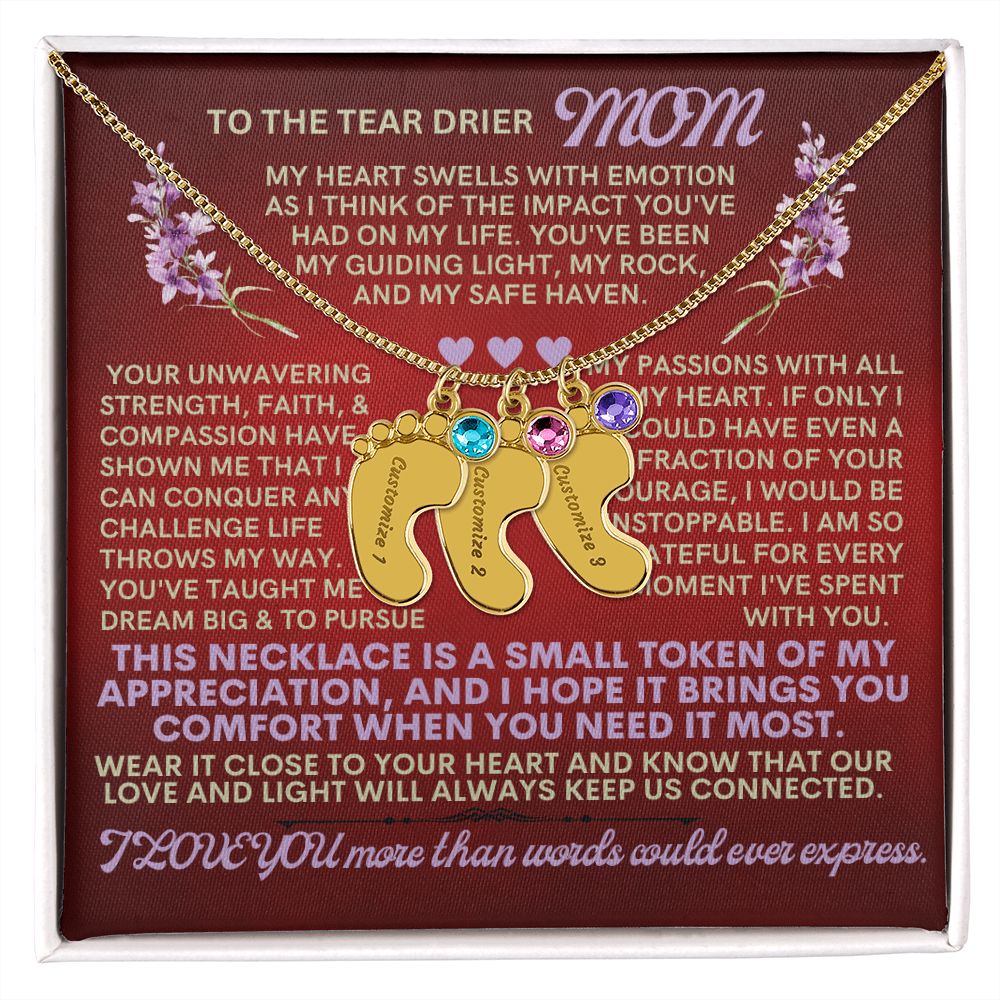 To my mom to thank her for everything.