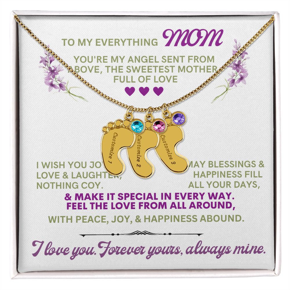 To my mom to thank her for everything.