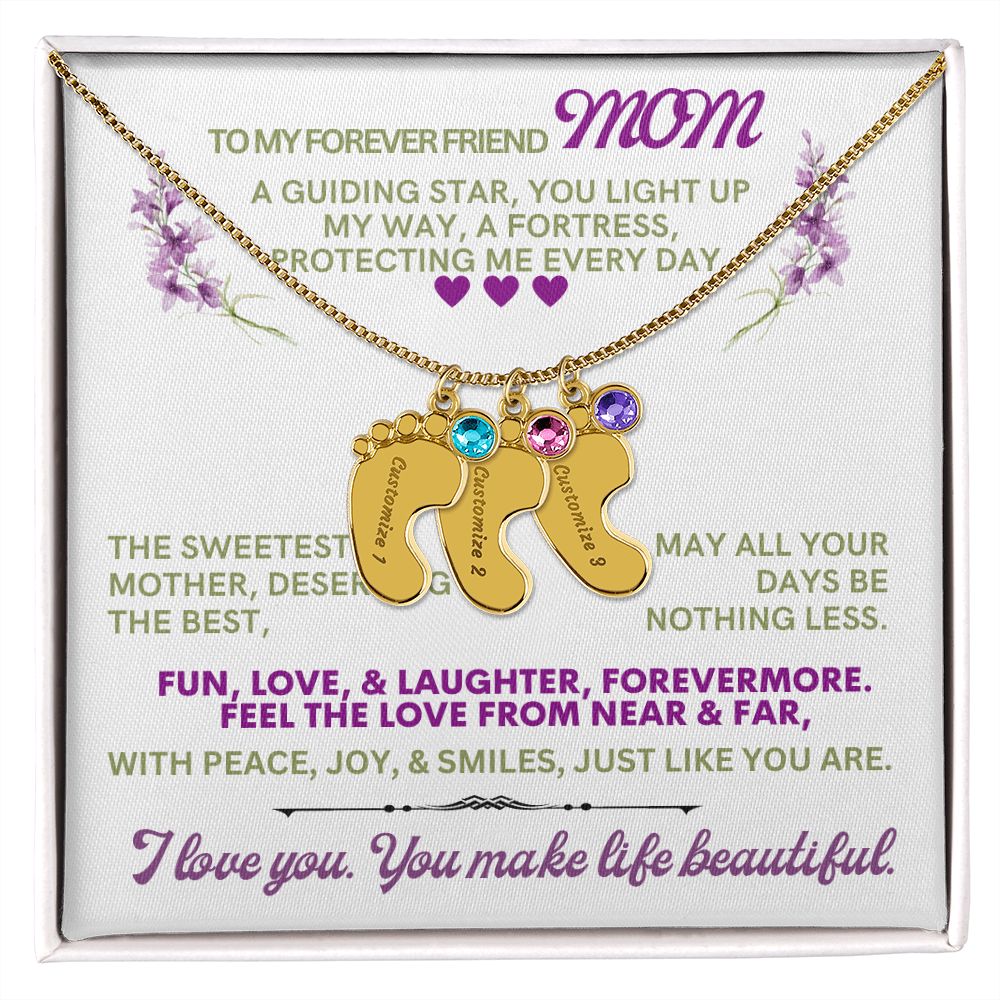 To my mom to thank her for everything.