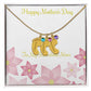 Engraved Baby Name Mother's Day Gift Necklace With Birthstone
