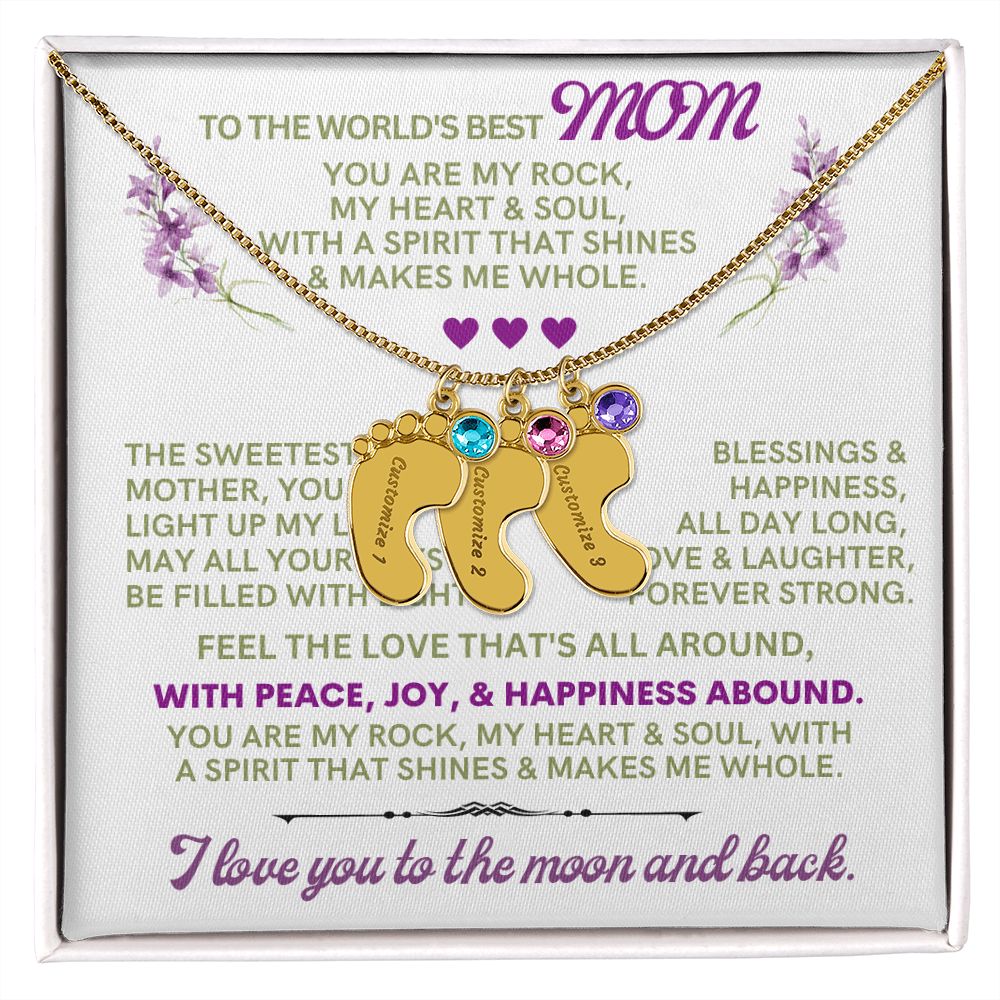 To my mom to thank her for everything.