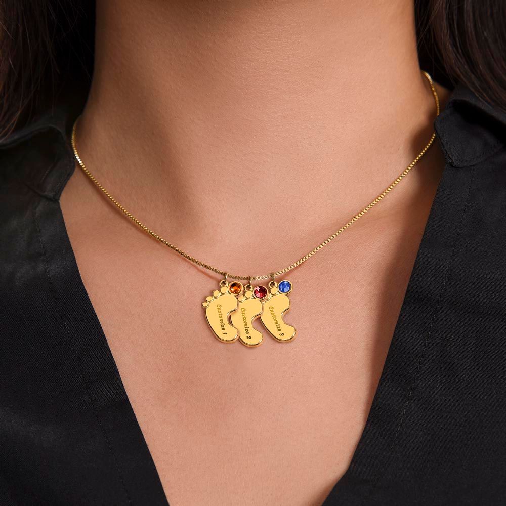 Necklace for Mom, Baby's Foot
