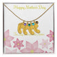 Engraved Baby Name Mother's Day Gift Necklace With Birthstone