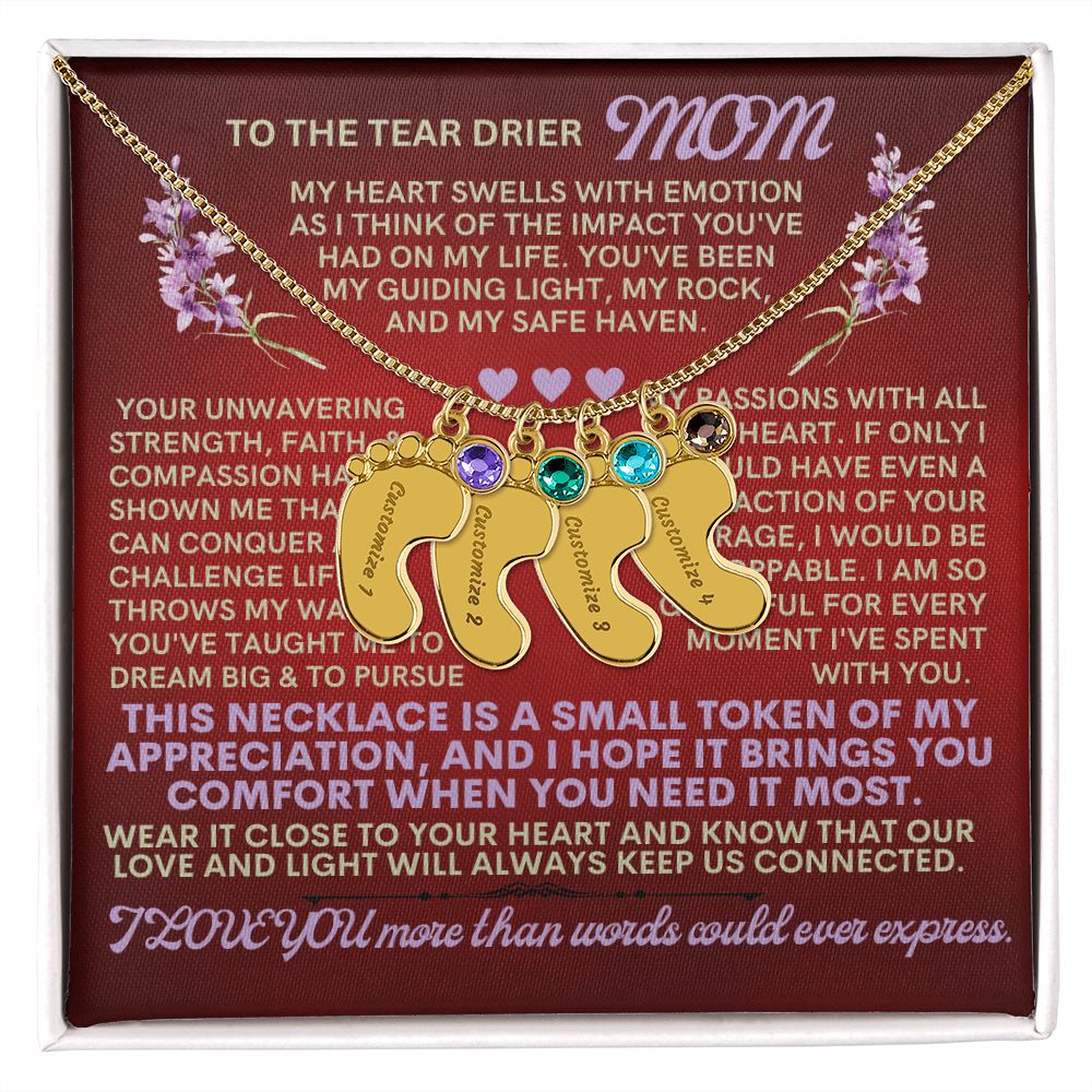 To my mom to thank her for everything.