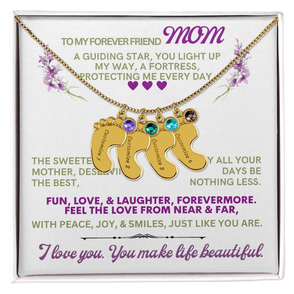 To my mom to thank her for everything.