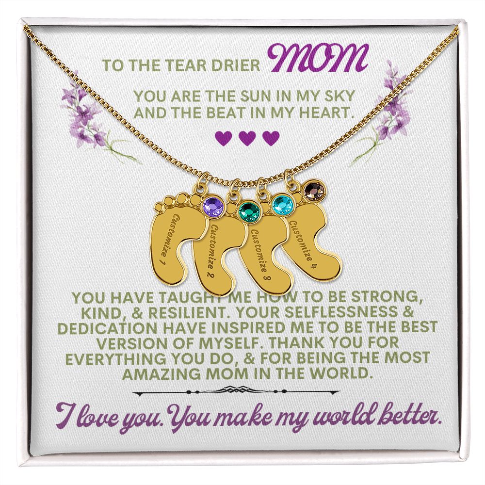 To my mom to thank her for everything.