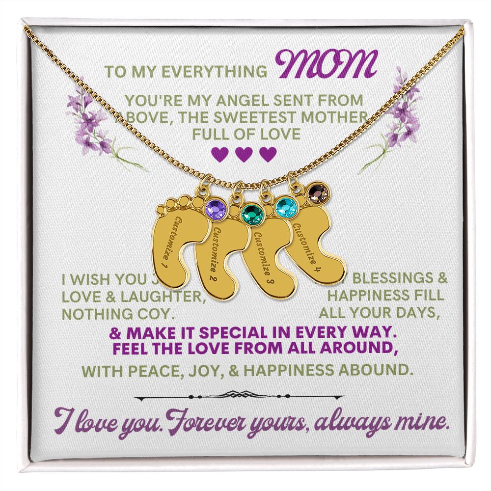 To my mom to thank her for everything.