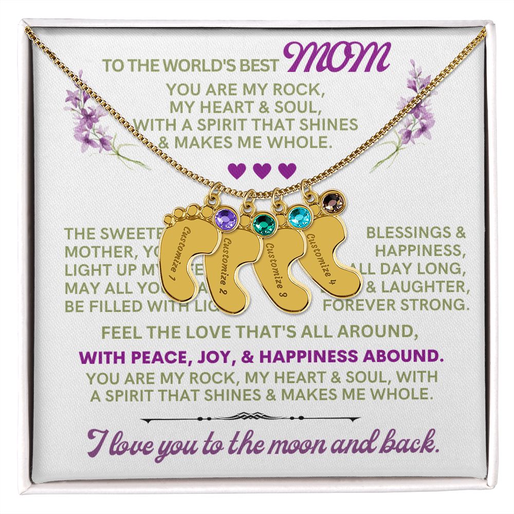 To my mom to thank her for everything.