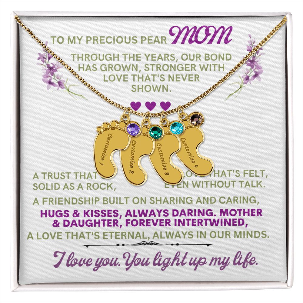 To my mom to thank her for everything.