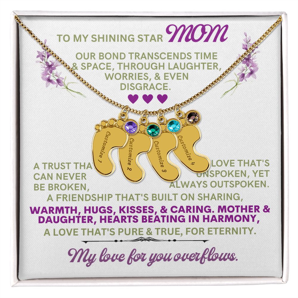 To my mom to thank her for everything.