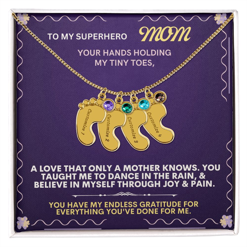 To my mommy, thank you.