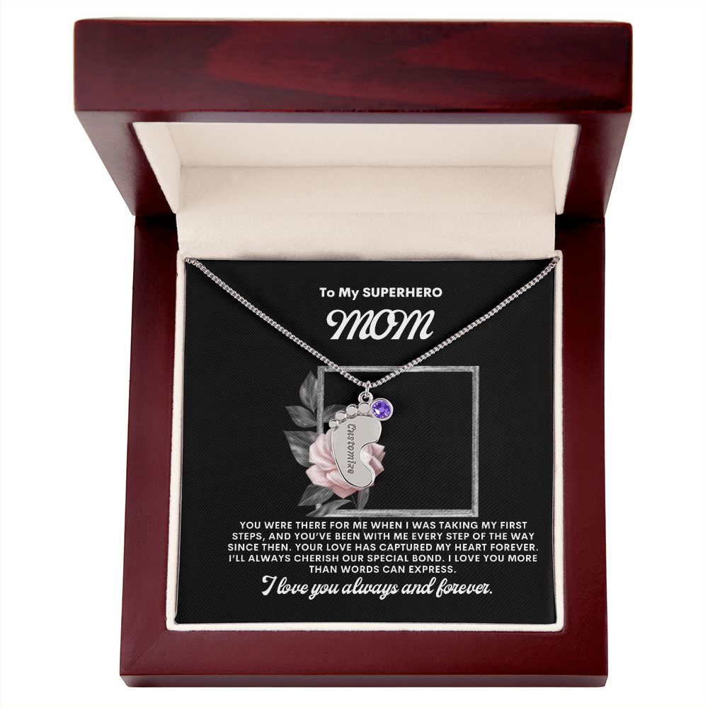 Necklace for Mom, Baby's Foot