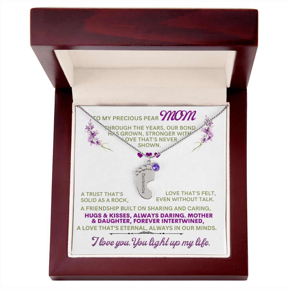 To my mom to thank her for everything.