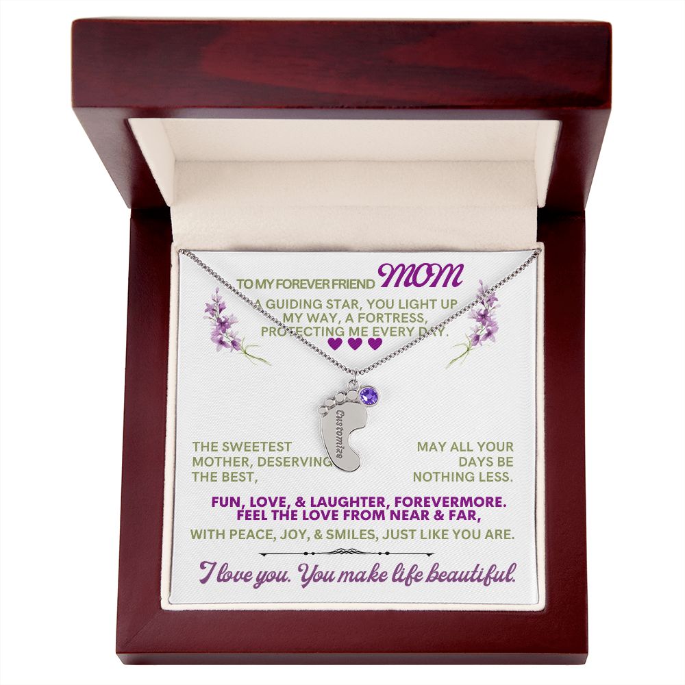 To my mom to thank her for everything.