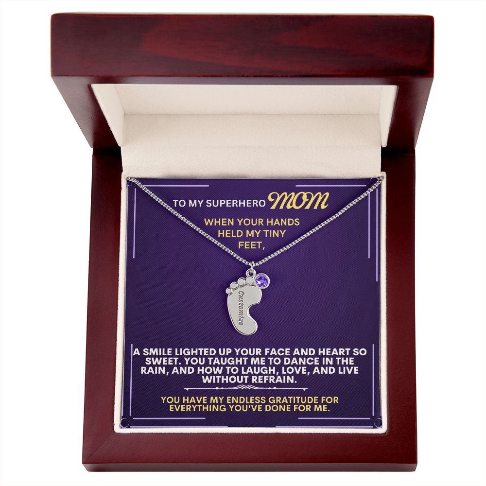 To my mommy, thank you.