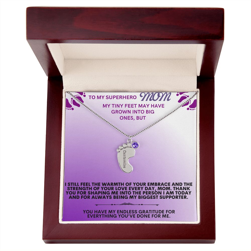 To my mommy, thank you.