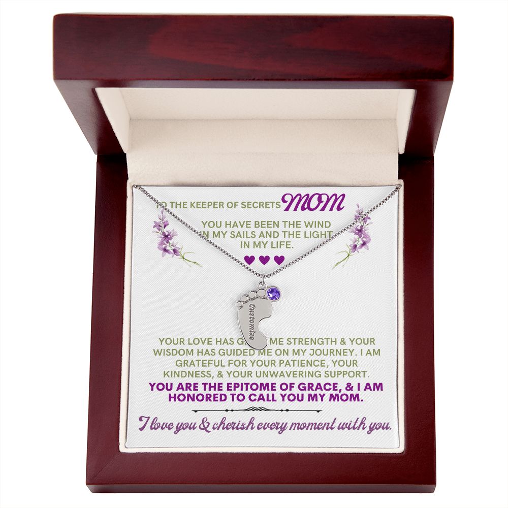 To my mom to thank her for everything.