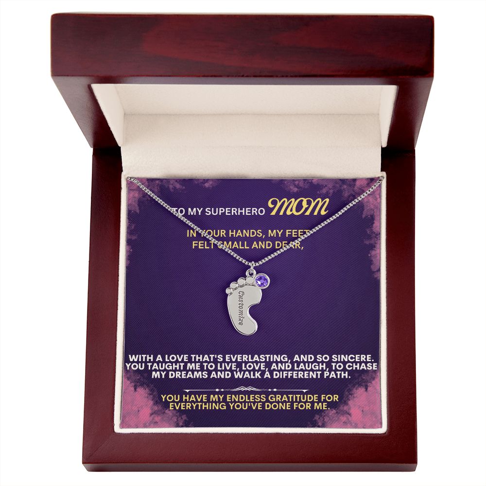 To my mommy, thank you.