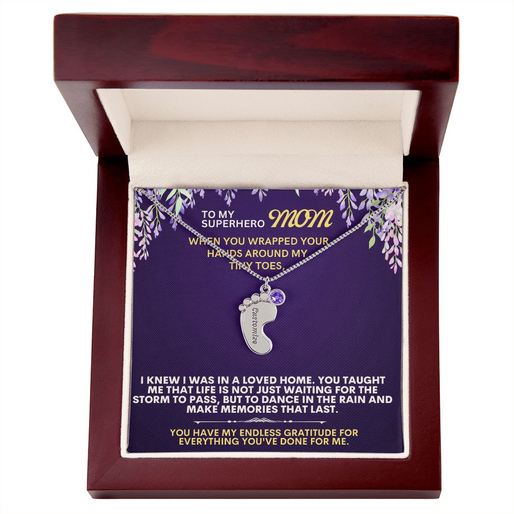 To my mommy, thank you.