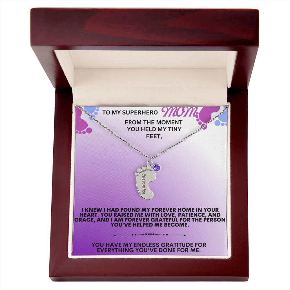 To my mommy, thank you.