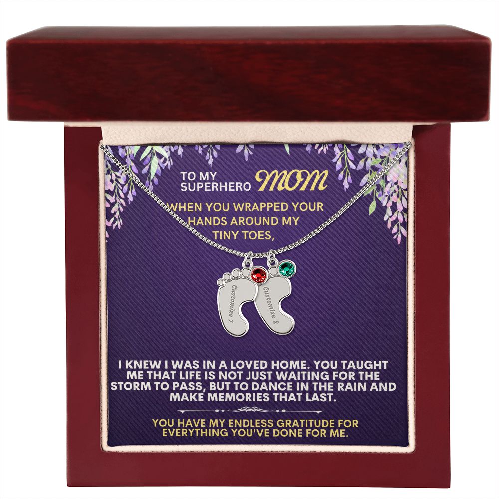 To my mommy, thank you.