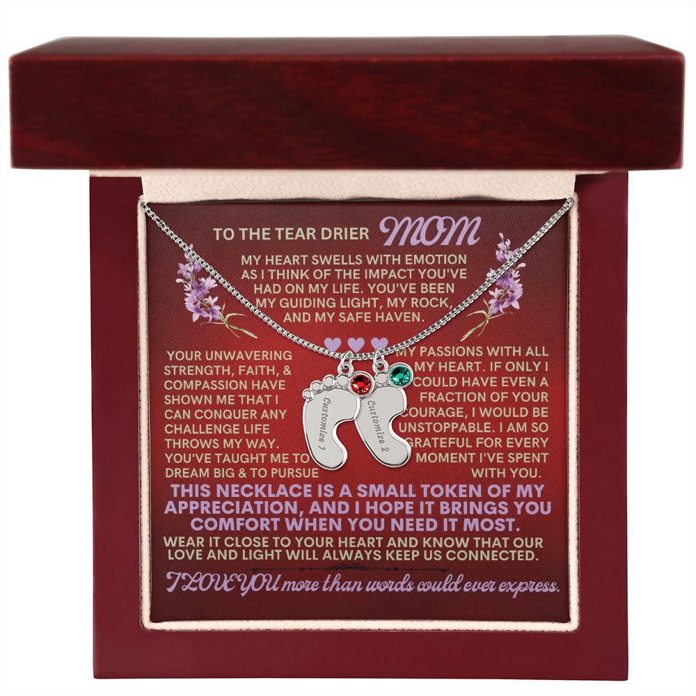 To my mom to thank her for everything.