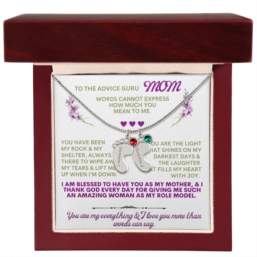 To my mom to thank her for everything.