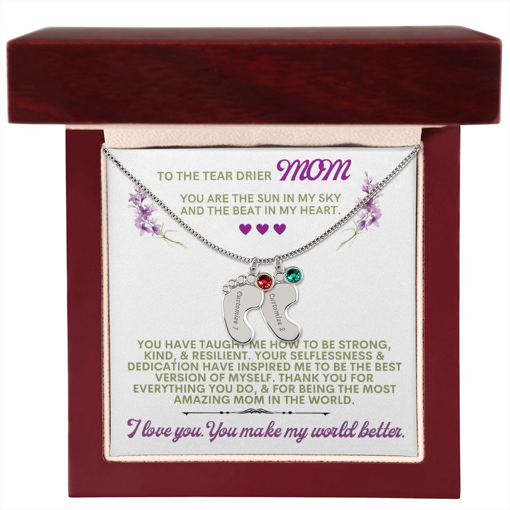 To my mom to thank her for everything.