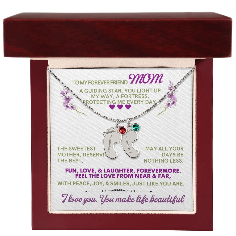 To my mom to thank her for everything.