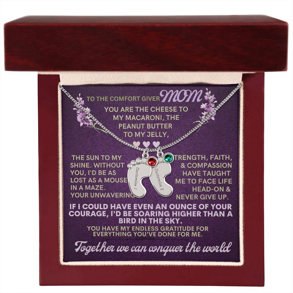 To my mom to thank her for everything.