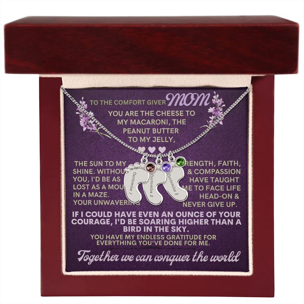 To my mom to thank her for everything.