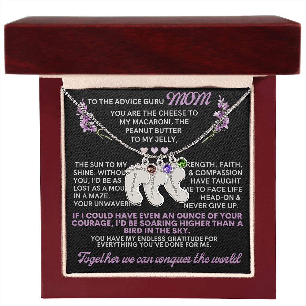 To my mom to thank her for everything.