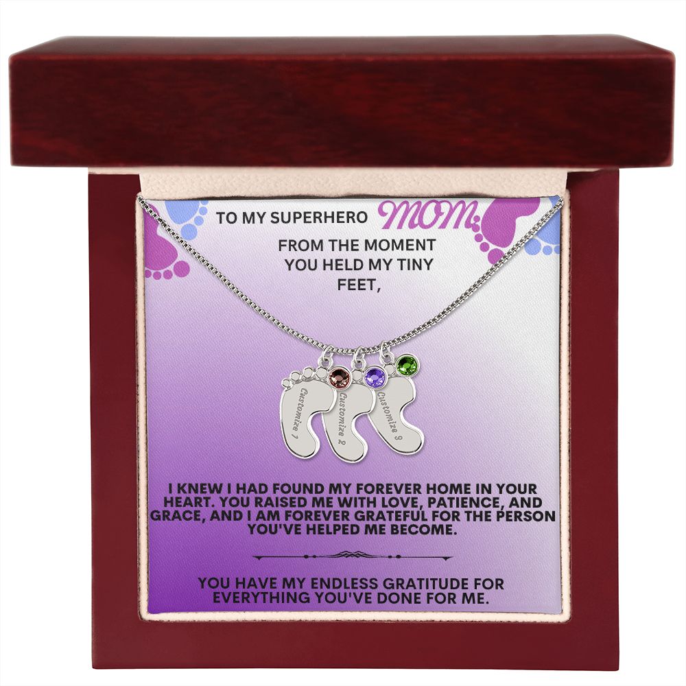 To my mommy, thank you.