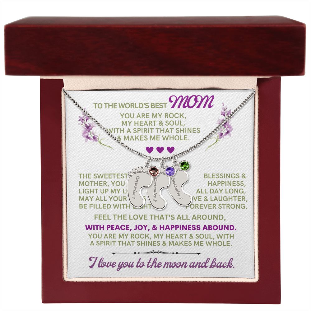 To my mom to thank her for everything.