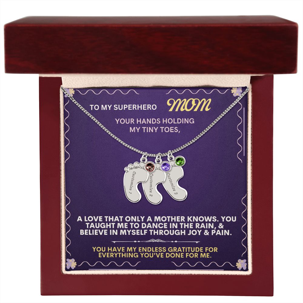 To my mommy, thank you.