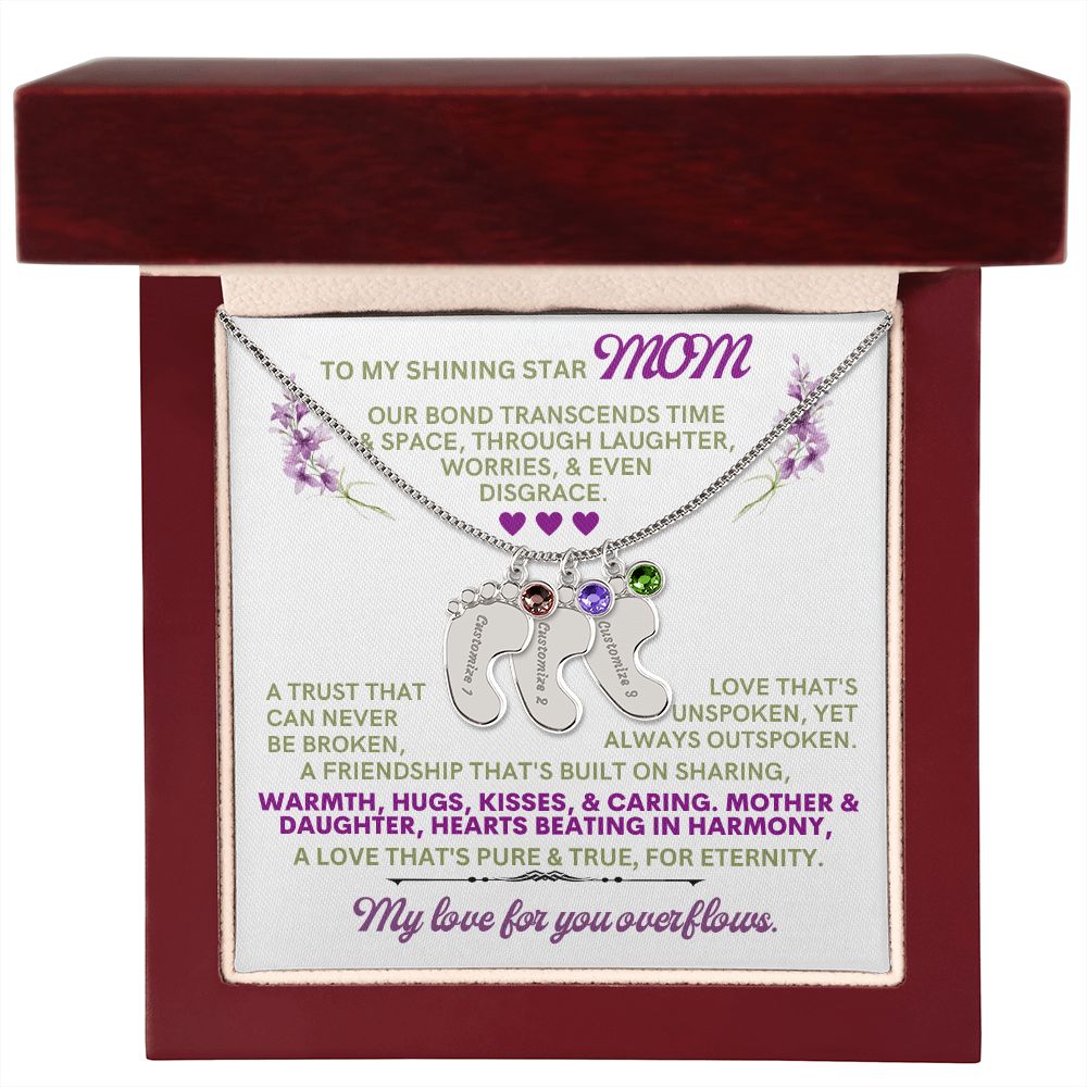 To my mom to thank her for everything.