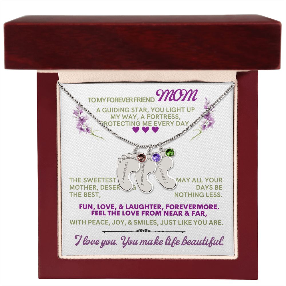 To my mom to thank her for everything.