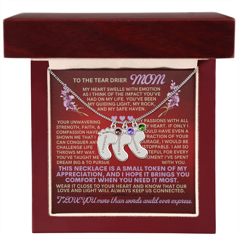 To my mom to thank her for everything.