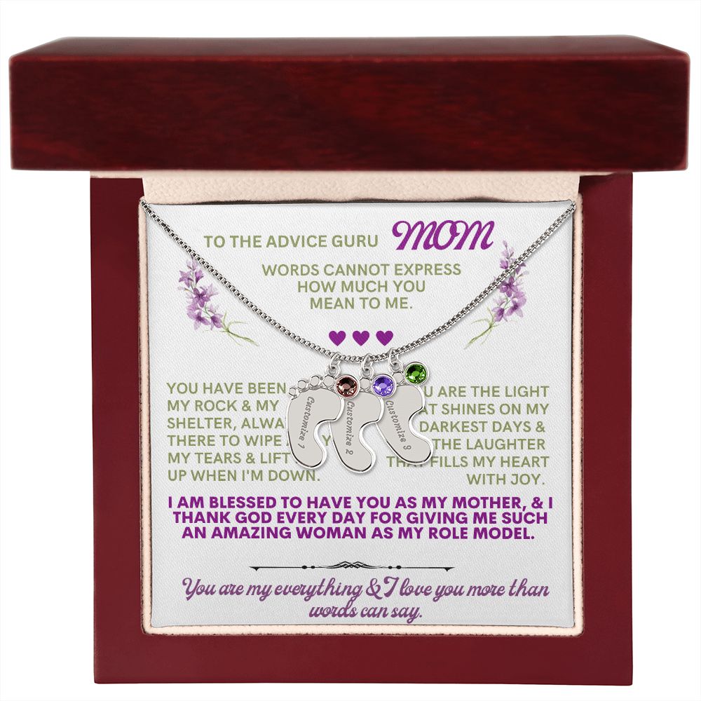 To my mom to thank her for everything.