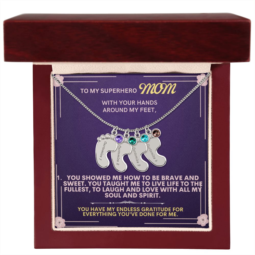 To my mommy, thank you.