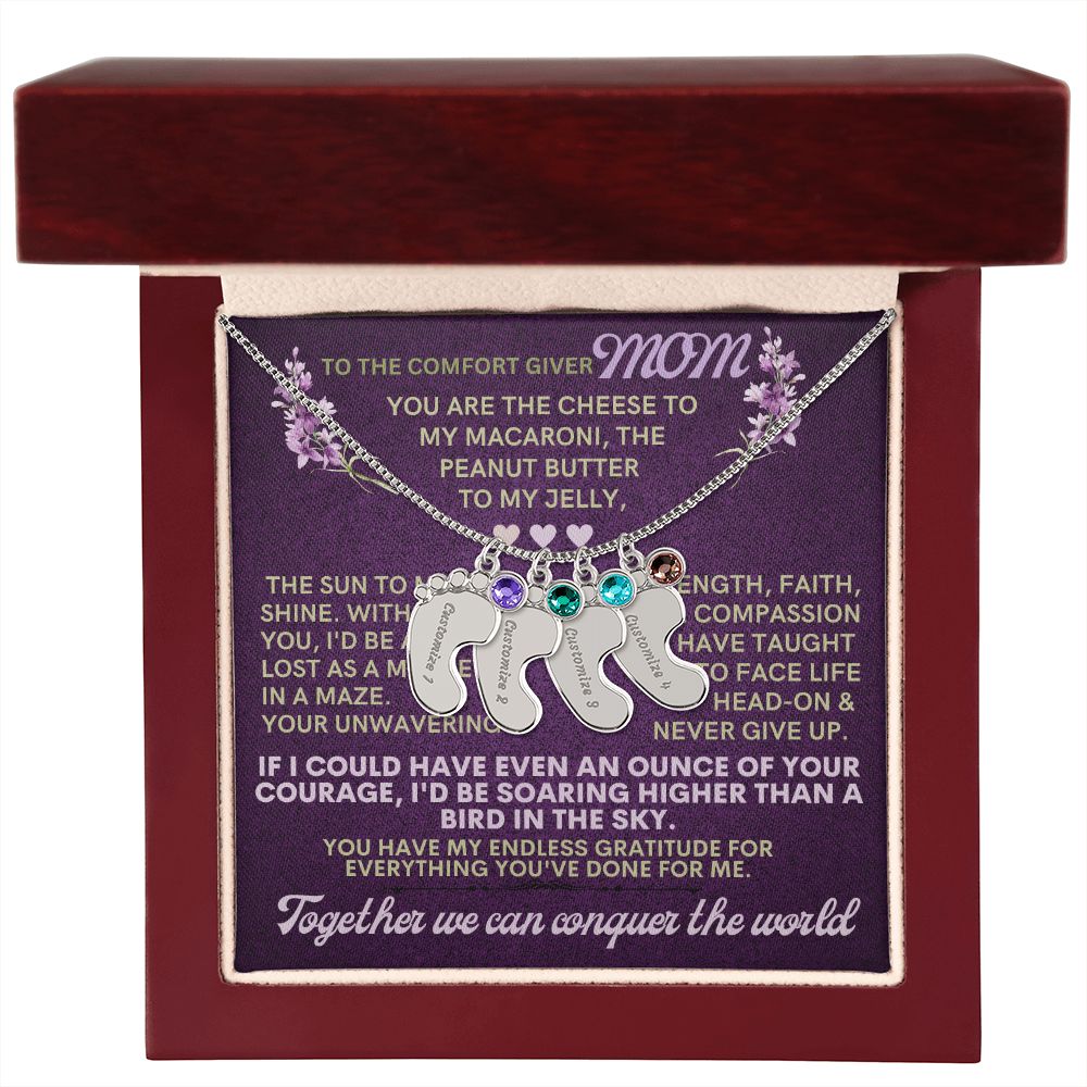 To my mom to thank her for everything.