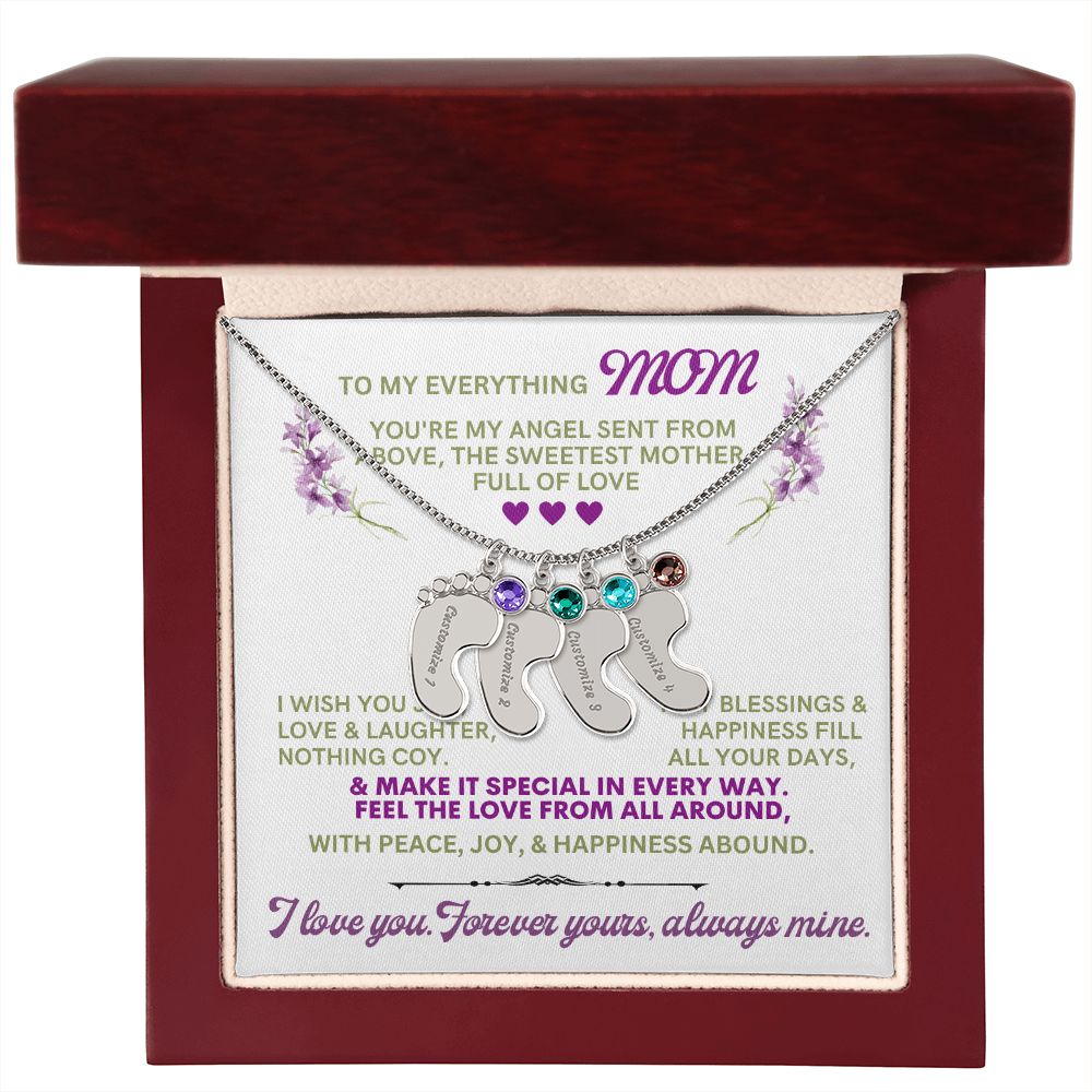 To my mom to thank her for everything.