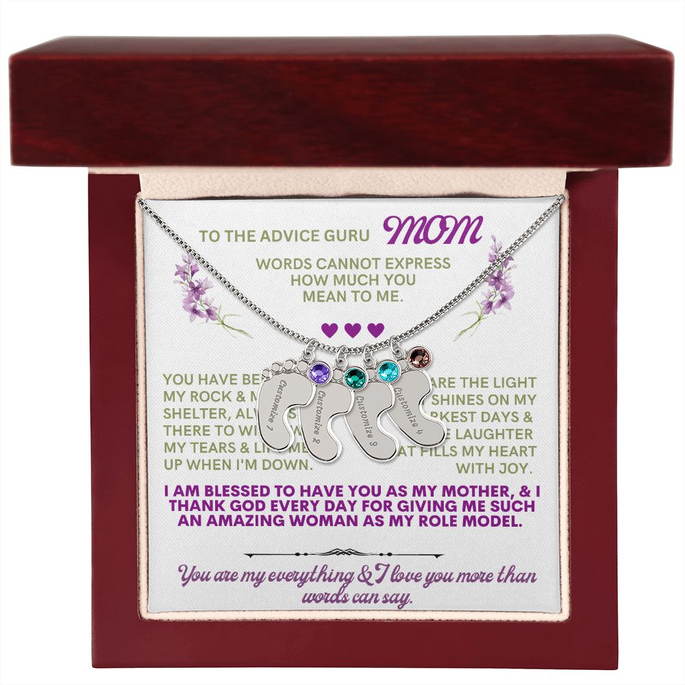 To my mom to thank her for everything.