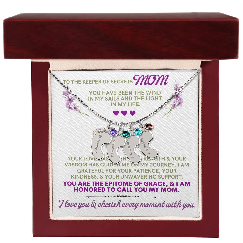 To my mom to thank her for everything.