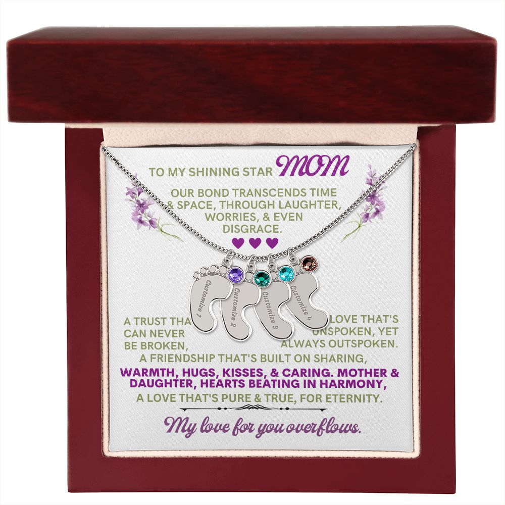 To my mom to thank her for everything.