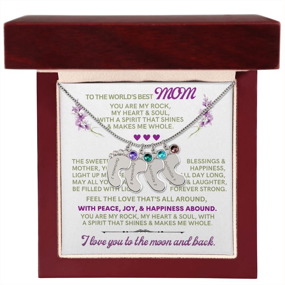 To my mom to thank her for everything.